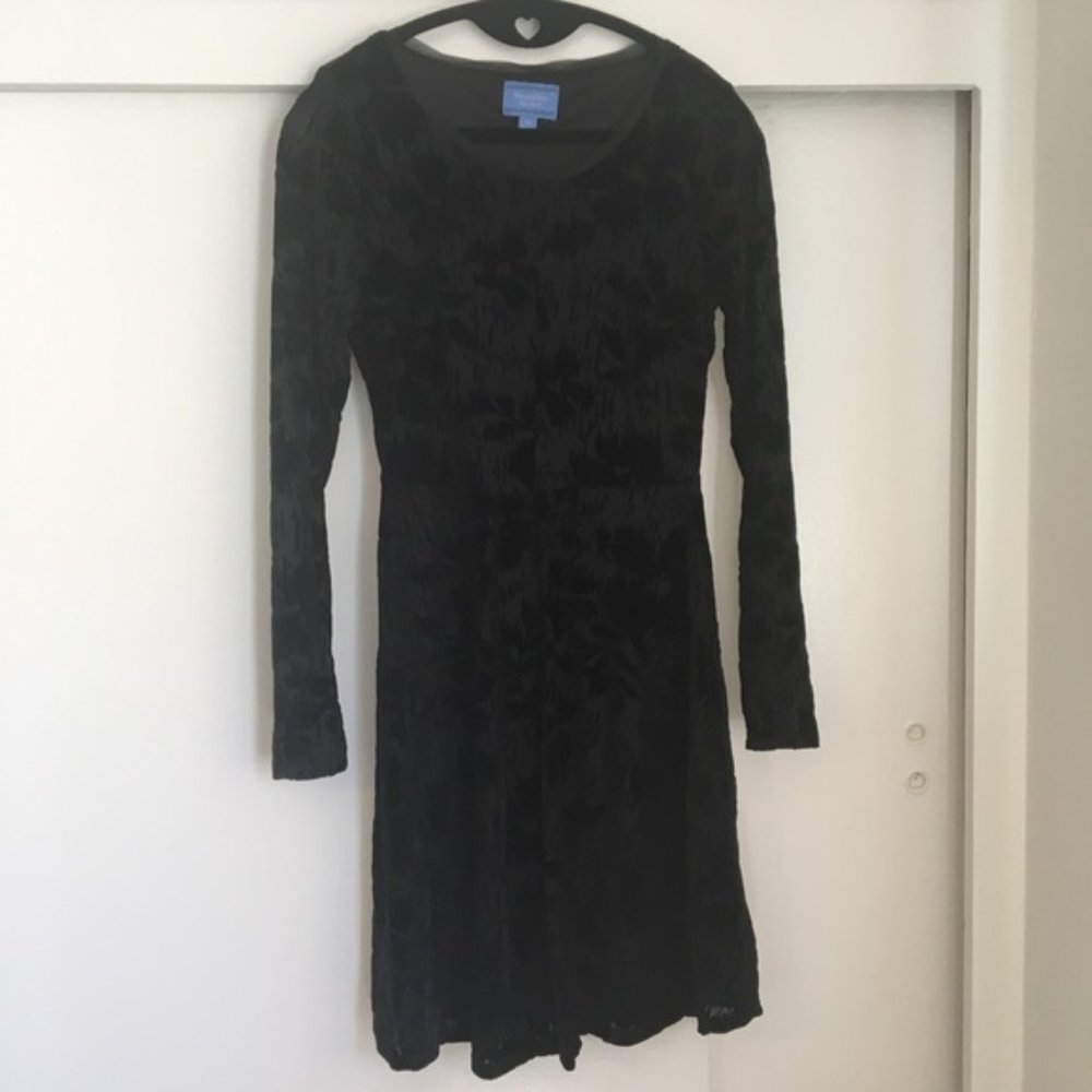 Simply Vera Vera Wang Burnout Velvet Dress